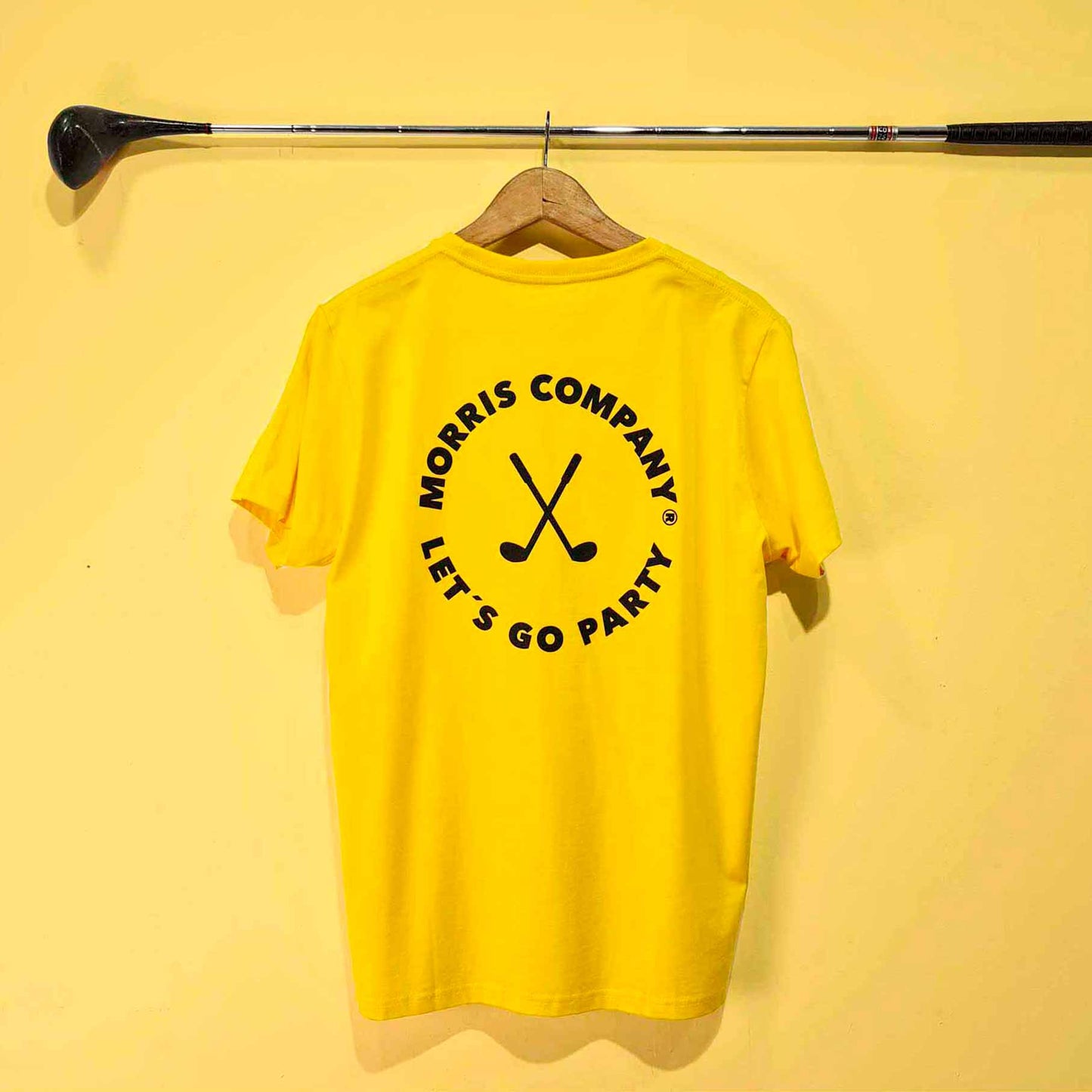 Camiseta Let’s Go Party Amarilla